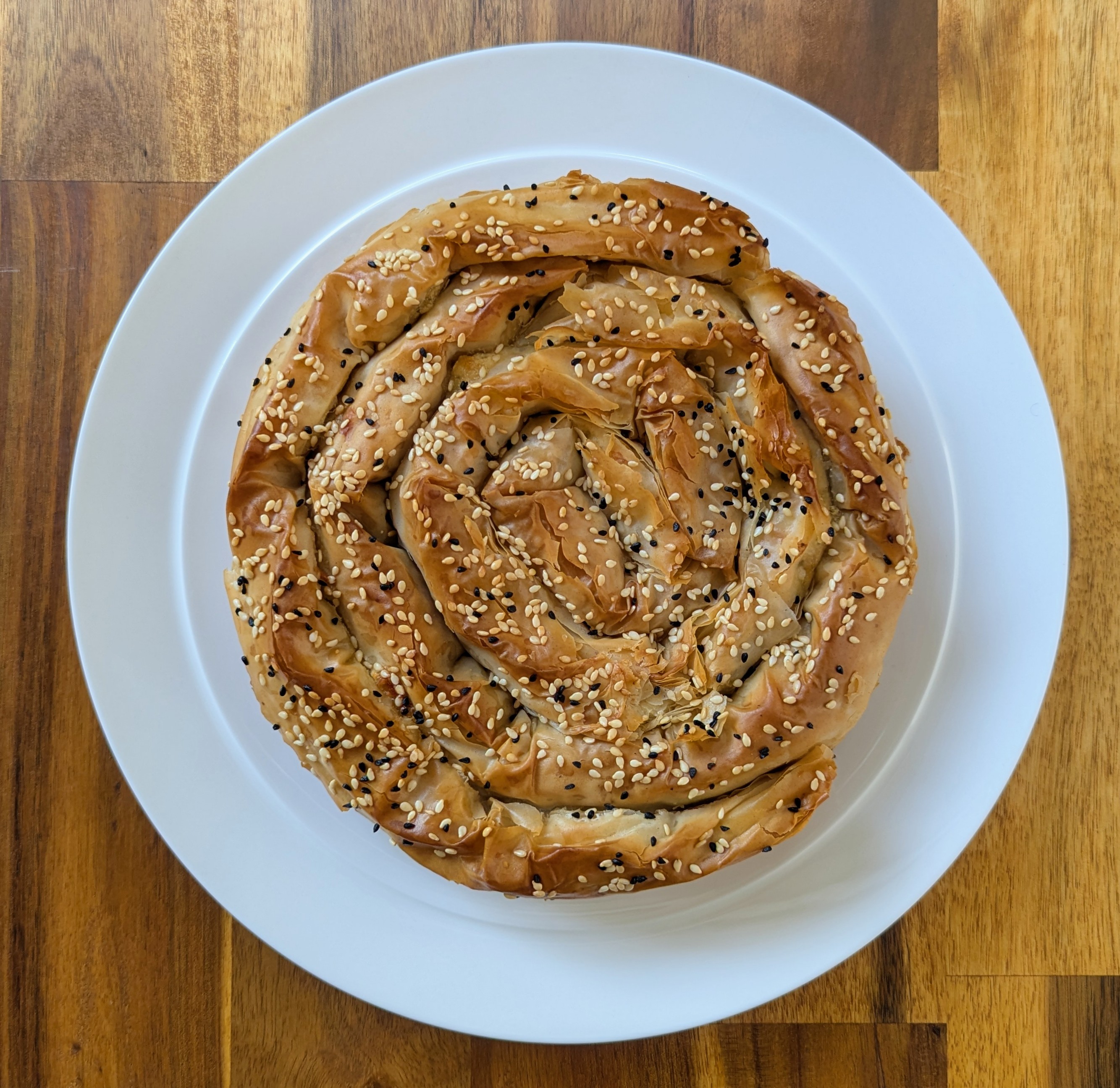 Tiropita Strifti - Spiral Cheese Pie