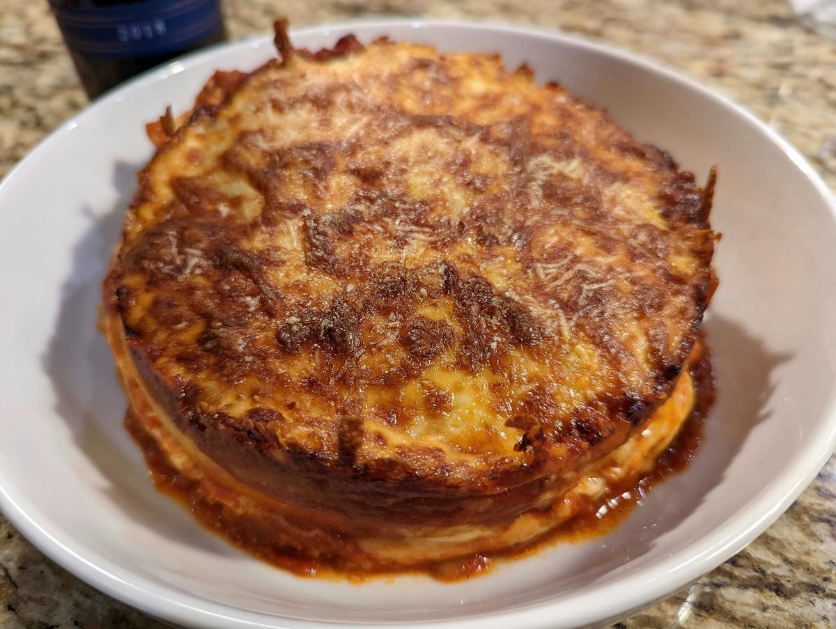 Baked Polenta Bolognese