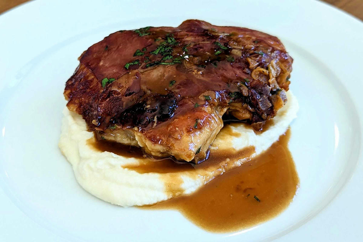 Chicken Saltimbocca, Cauliflower Puree