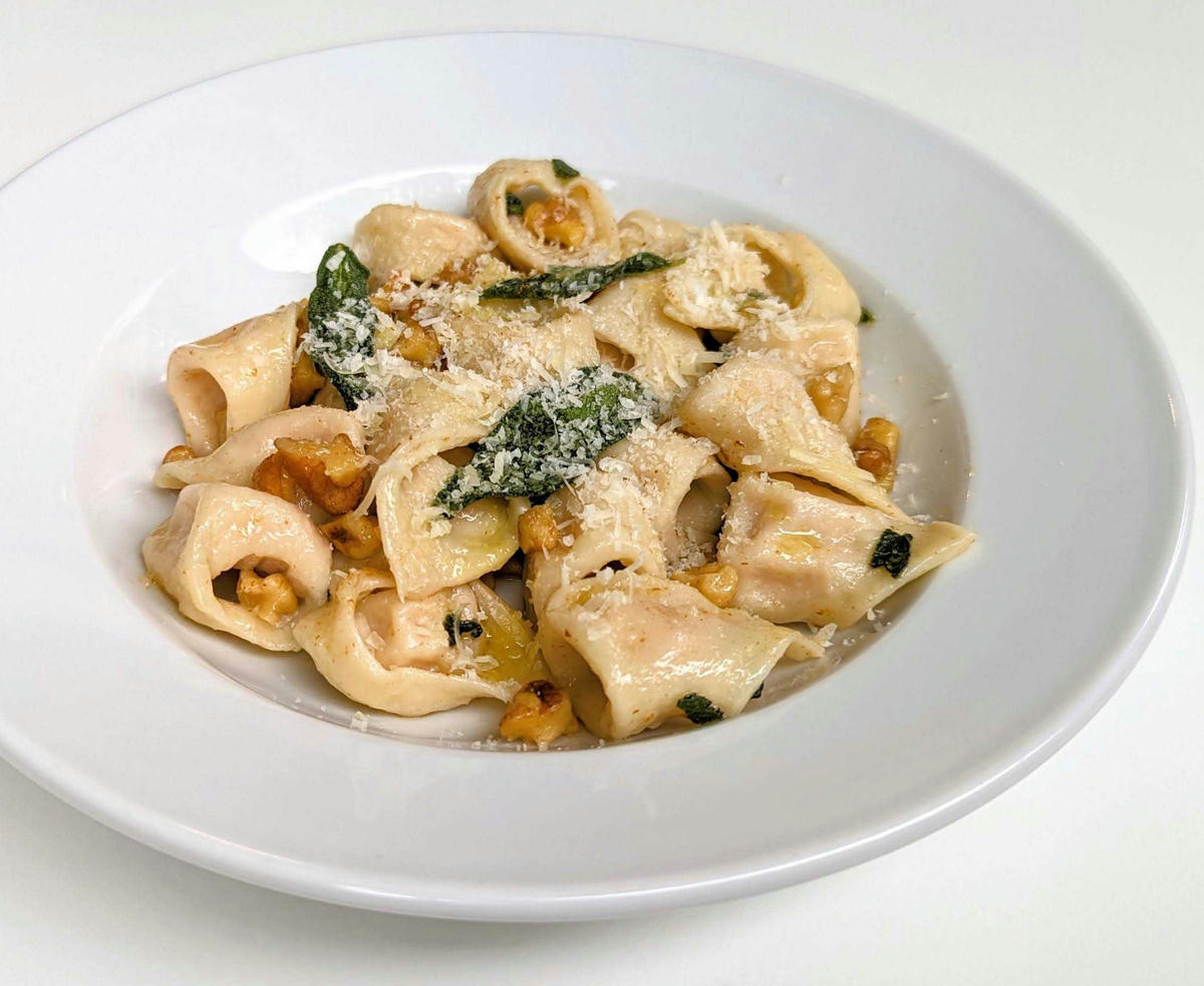 Mortadella Tortellini w/Sage & Walnuts