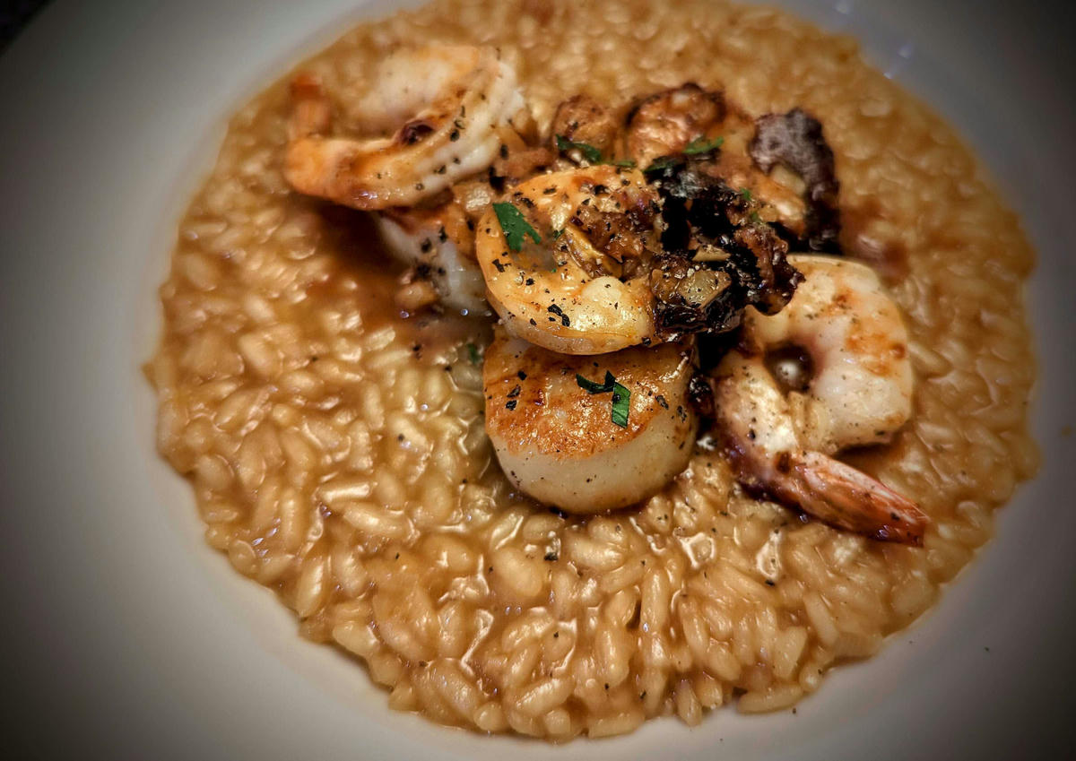 Risotto w/Shrimp & Seared Scallops