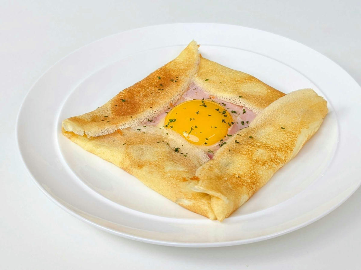 Truffle Cheese & Ham Crêpe 