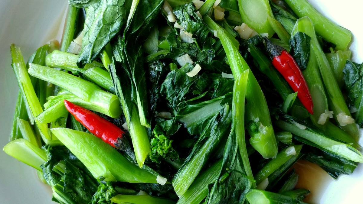 Stir-Fried Yu Choi