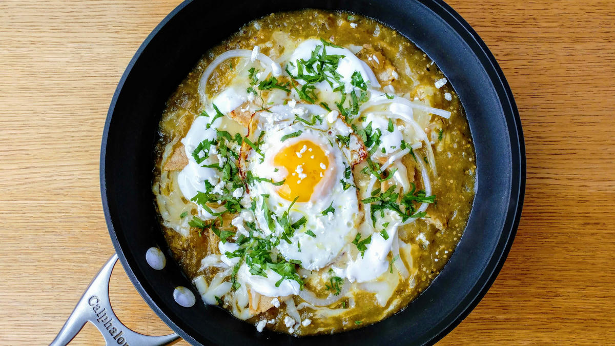 Chilaquiles w/Salsa Verde