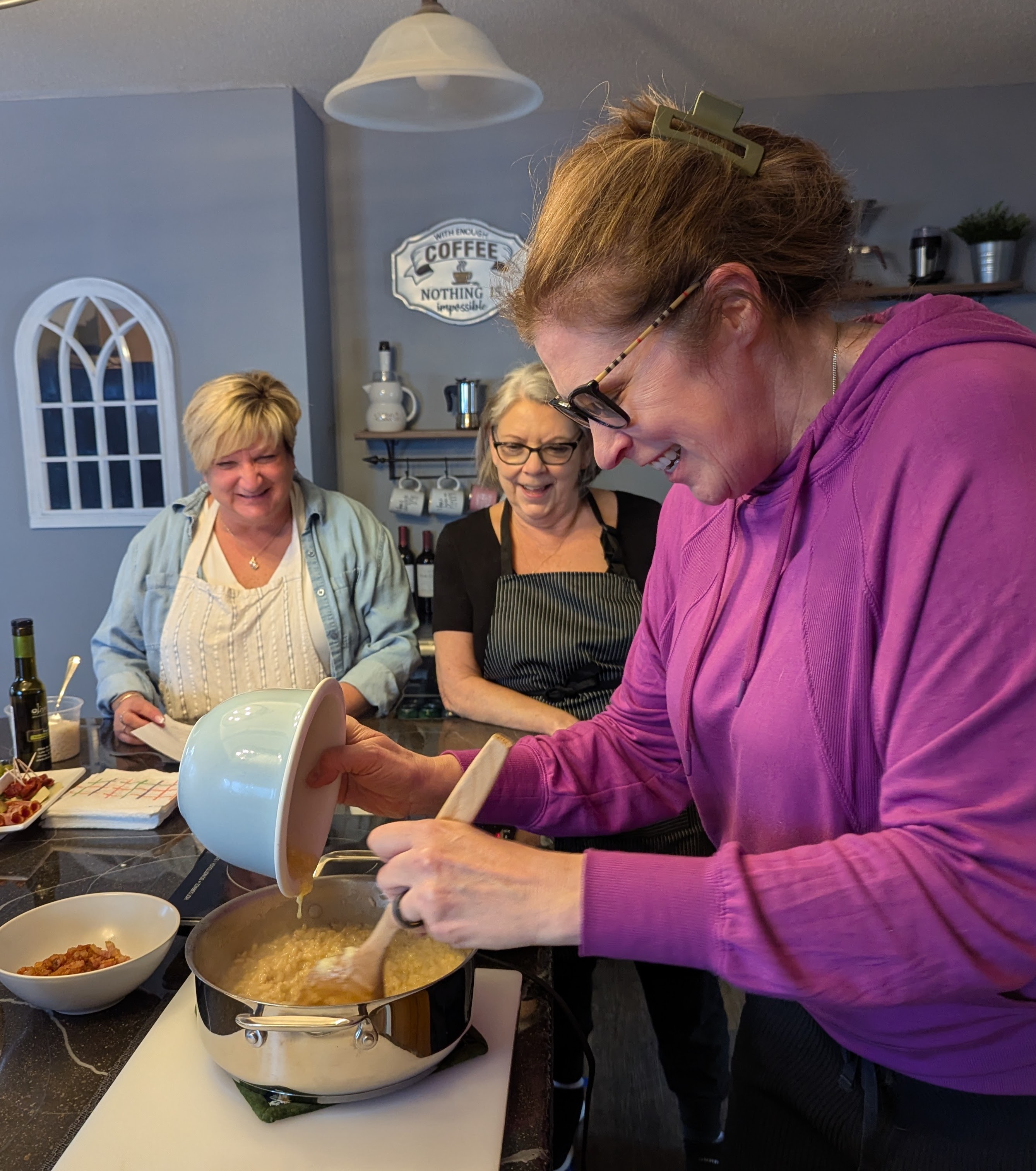 Student Cooking - Risotto Class