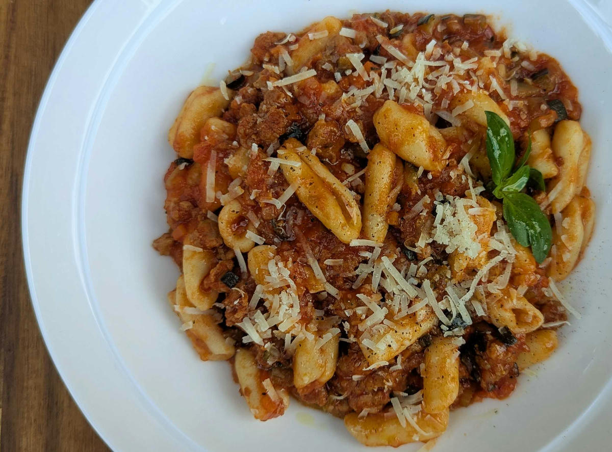 Cavatelli w/Sausage Ragù